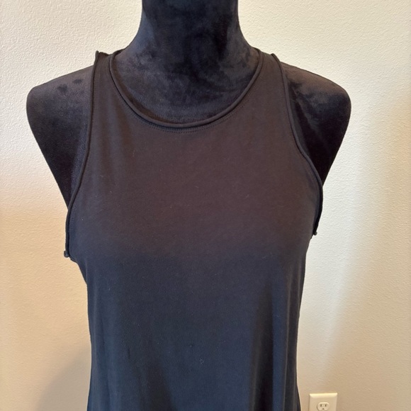 NWT Madewell Black Softfade Cotton CoverUp Tank Dress, Medium, Vacation Beach - Picture 4 of 10